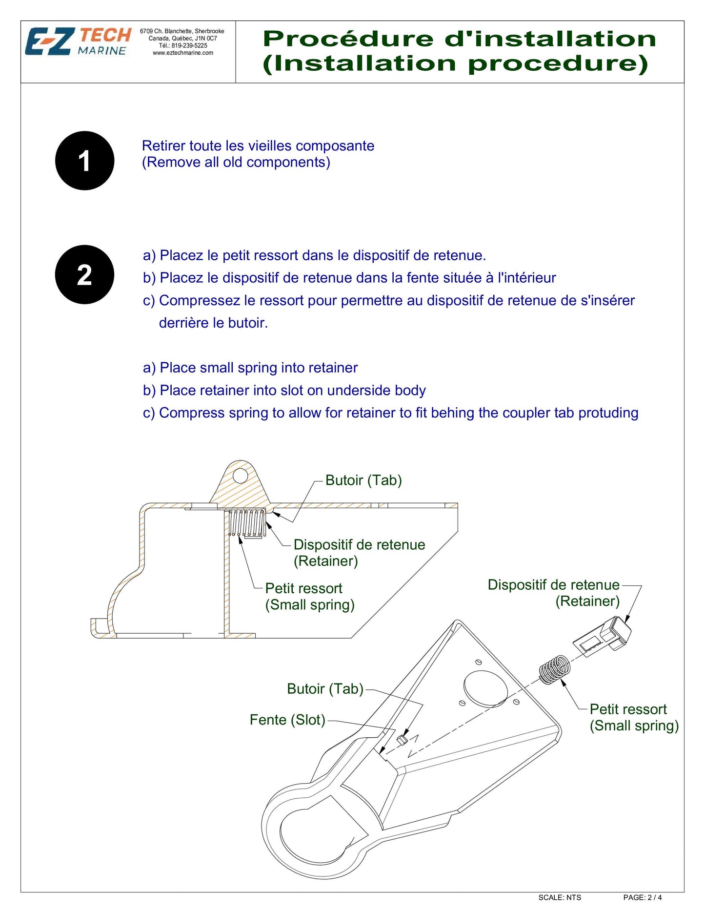 Marvel Atwood Hitch Replacement Kit